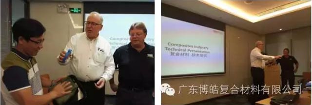 2016年9月7日,廣東博皓復合材料有限公司非常榮幸迎來了美國Stoner公司的代表們,共同慶祝廣東博皓復合材料有限公司與美國Stoner公司達成戰略合作伙伴關系并召開技術交流會