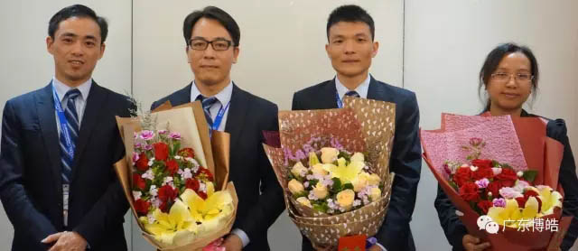 銷售冠軍賴建明、銷售亞軍郭家偉、銷售季軍賴紹英